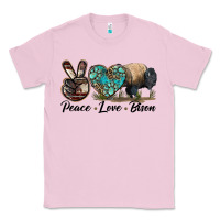 Bubblegum Pink Peace lLve Bison Classic Tee - LillyAllenDesigns