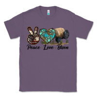 Lavender Peace lLve Bison Classic Tee - LillyAllenDesigns