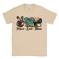 Mushroom Peace lLve Bison Classic Tee - LillyAllenDesigns