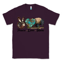 Plum Peace lLve Bison Classic Tee - LillyAllenDesigns