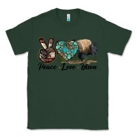 Sports Green Peace lLve Bison Classic Tee - LillyAllenDesigns