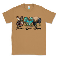 Toasted Coconut Peace lLve Bison Classic Tee - LillyAllenDesigns