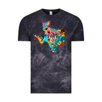 Cloud Black Western Sunflower, Rose, Gemstsone, Turquoise Bull Skull Vintage Tee - Bettercallsaul