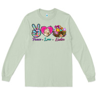 Matcha Peace love Easter Long Sleeve Tee - NancyCooperArtShop