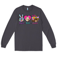 Smoke Peace love Easter Long Sleeve Tee - NancyCooperArtShop
