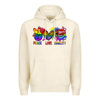 Tofu Peace love equality Premium Hoodie - FaDigitalArtStudio