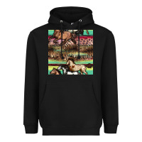 Black horses seamless pattern Heavyweight Hoodie - BundleAndBundleShop
