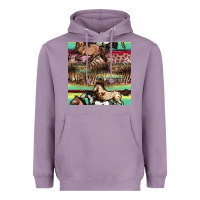 Lavender horses seamless pattern Heavyweight Hoodie - BundleAndBundleShop