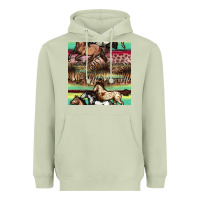 Matcha horses seamless pattern Heavyweight Hoodie - BundleAndBundleShop