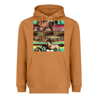 Meerkat horses seamless pattern Heavyweight Hoodie - BundleAndBundleShop