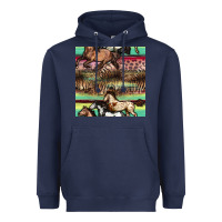 Navy horses seamless pattern Heavyweight Hoodie - BundleAndBundleShop