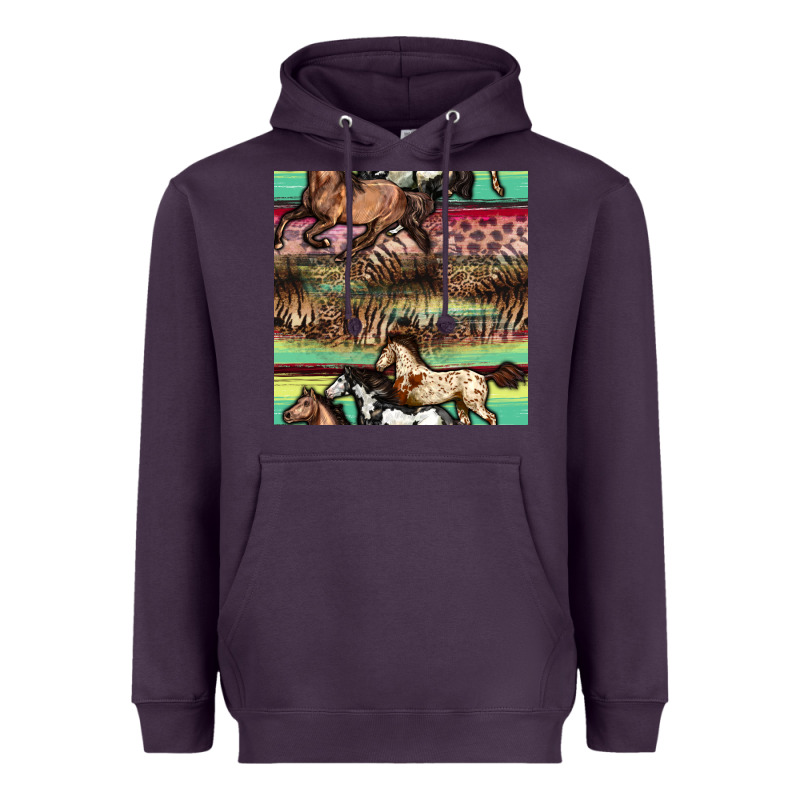 Horses Seamless Pattern Heavyweight Hoodie by BundleAndBundleShop | Teevron