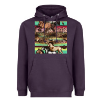Plum horses seamless pattern Heavyweight Hoodie - BundleAndBundleShop
