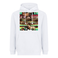 White horses seamless pattern Heavyweight Hoodie - BundleAndBundleShop