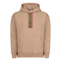 Pigment Burro Fall Pattern Urban Hoodie - Artiststas