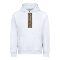 White Fall Pattern Urban Hoodie - Artiststas