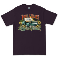 Plum i got a heart like a truck western sunflower Premium Tee - NancyCooperArtShop
