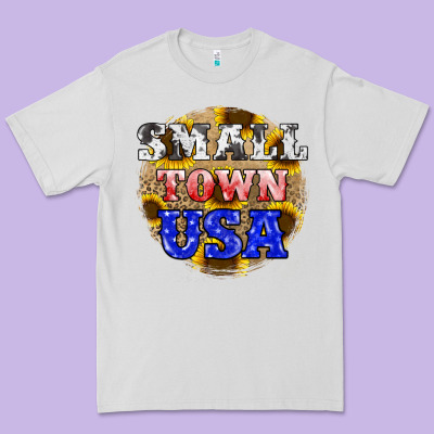 Small Town Usa Premium Tee Designed By Jahusdesignshop