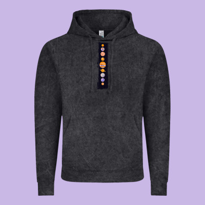 Planets Colour Vintage Hoodie Designed By Bettercallsaul