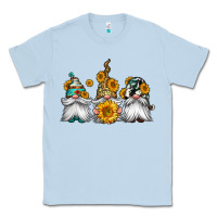 Dusty Blue western sunflowers gnomes Classic Tee - Jasminsmagicworld