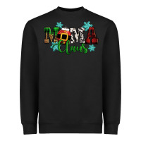 Black mama claus christmas Heavyweight Sweatshirt - CowGirlArtShop