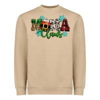 Mushroom mama claus christmas Heavyweight Sweatshirt - CowGirlArtShop