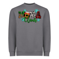 Storm mama claus christmas Heavyweight Sweatshirt - CowGirlArtShop