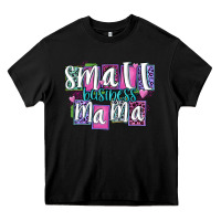 Black small business mama Heavy Core Tee - MaliasSmallBusiness