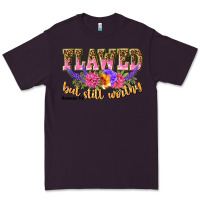 Plum flawed but still worthy romans 5 8 Premium Tee - NancyCooperArtShop
