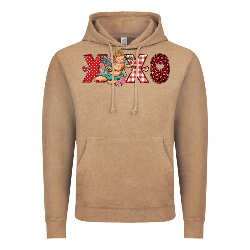 Xoxo Cupid Vintage Hoodie by RanaPortraitStore | Teevron