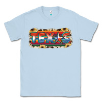 Dusty Blue Texas Classic Tee - JahusDesignShop