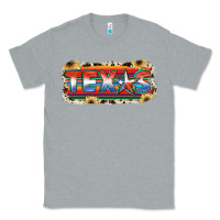 Heather Grey Texas Classic Tee - JahusDesignShop
