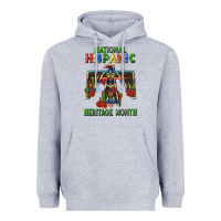 Heather Grey thunderbird hispanic heritage month Heavyweight Hoodie - BundleAndBundleShop