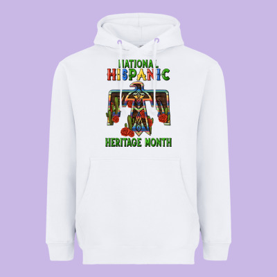 Thunderbird Hispanic Heritage Month Heavyweight Hoodie Designed By Bundleandbundleshop