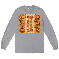 Heather Grey Fall Pumpkin Junkie Long Sleeve Tee - texasbilliewilder