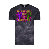 Cloud Black mardi gras i'm just here for the craw fish with lobster Vintage Tee - RanaPortraitStore