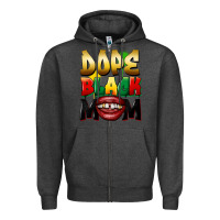 Charcoal Heather Dope black mom Zipper Hoodie - FaDigitalArtStudio