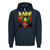 Navy Dope black mom Zipper Hoodie - FaDigitalArtStudio