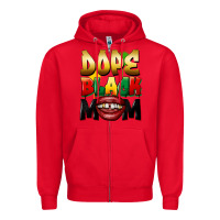 Red Dope black mom Zipper Hoodie - FaDigitalArtStudio
