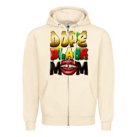 Sandshell Dope black mom Zipper Hoodie - FaDigitalArtStudio