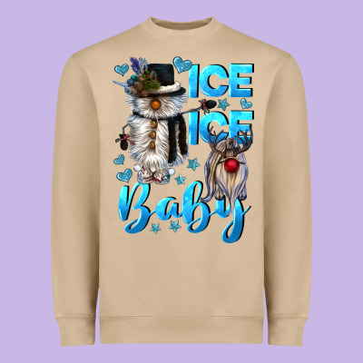 Ice Ice Baby Heavyweight Sweatshirt Designed By Cowgirlartshop
