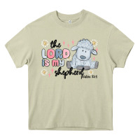Mossy the lord is my shepherd Heavy Core Tee - MaliasSmallBusiness