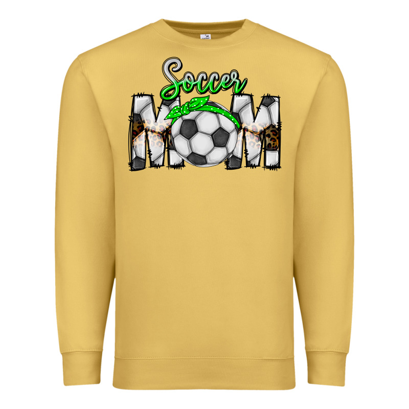 Soccer Mom Premium Sweatshirt by CowhideDigitalArt | Teevron