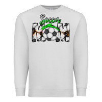 Dove Grey Soccer Mom Premium Sweatshirt - CowhideDigitalArt