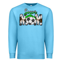 Ocean Blue Soccer Mom Premium Sweatshirt - CowhideDigitalArt