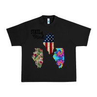 Black Im in a Fishing State of Mind Illinois Urban Heavy Tee - Bettercallsaul