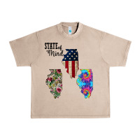 French Oak Im in a Fishing State of Mind Illinois Urban Heavy Tee - Bettercallsaul