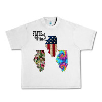 Im In A Fishing State Of Mind Illinois Urban Heavy Tee | Teevron