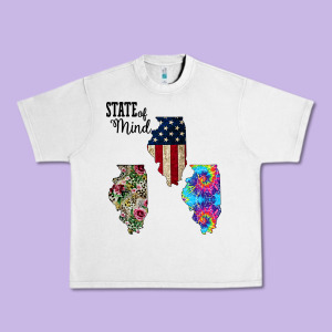 Im In A Fishing State Of Mind Illinois Urban Heavy Tee Designed By Bettercallsaul