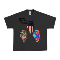 Pigment Black Im in a Fishing State of Mind Illinois Urban Heavy Tee - Bettercallsaul